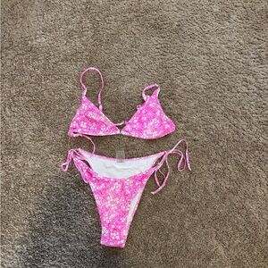 Pink Floral bikini